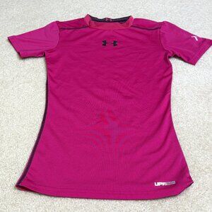 Under Armour - Girls Fitted UPF50+ - Short Sleeve Shirt - Size Youth Small